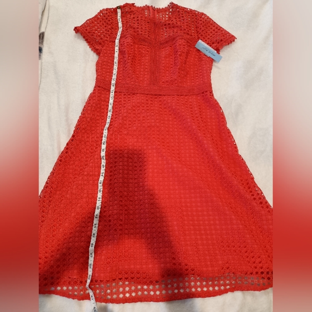 Red lace dress new